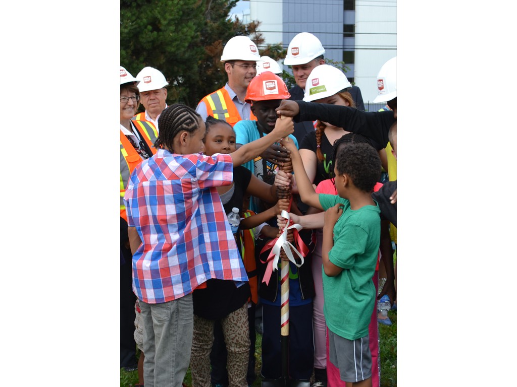 Ground Breaking for New Greenhouse